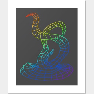 Rainbow Tentacles Posters and Art